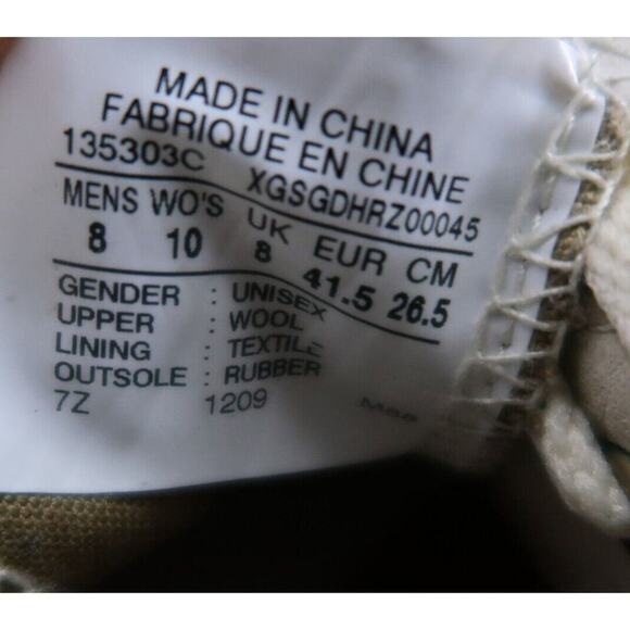 Converse Shoes Womens 10 Sneaker Chuck Taylor All Star Premium Wool Gothic Olive - Picture 14 of 16